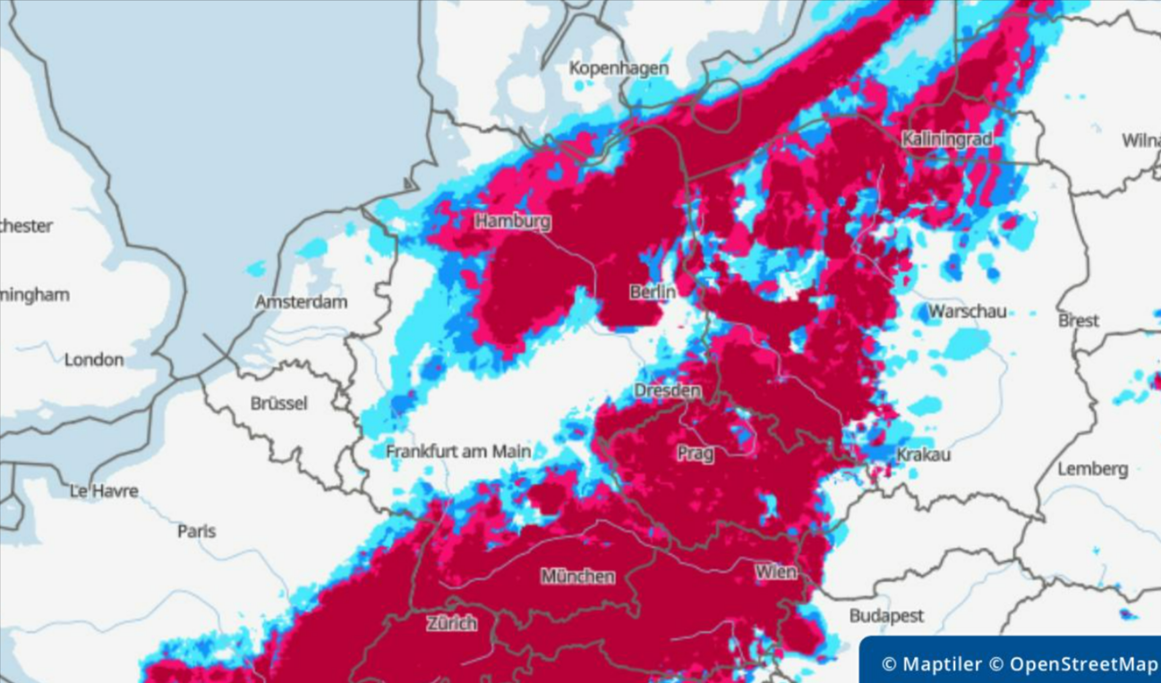 Neue Unwetterwarnung für Deutschland - "Gruselwetter" geht weiter, für erstaunlich lange Zeit!